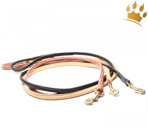 Hundelederleine Rundgenäht 100cm