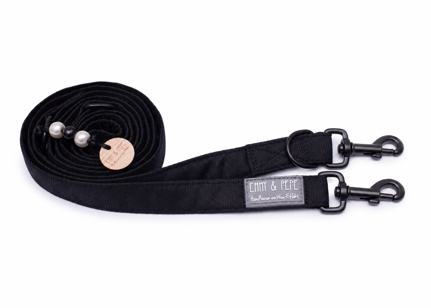 Hundeleine Fröhliches Schwarz XS Hundeleine Fröhliches Schwarz XS von EMMY&PEPE