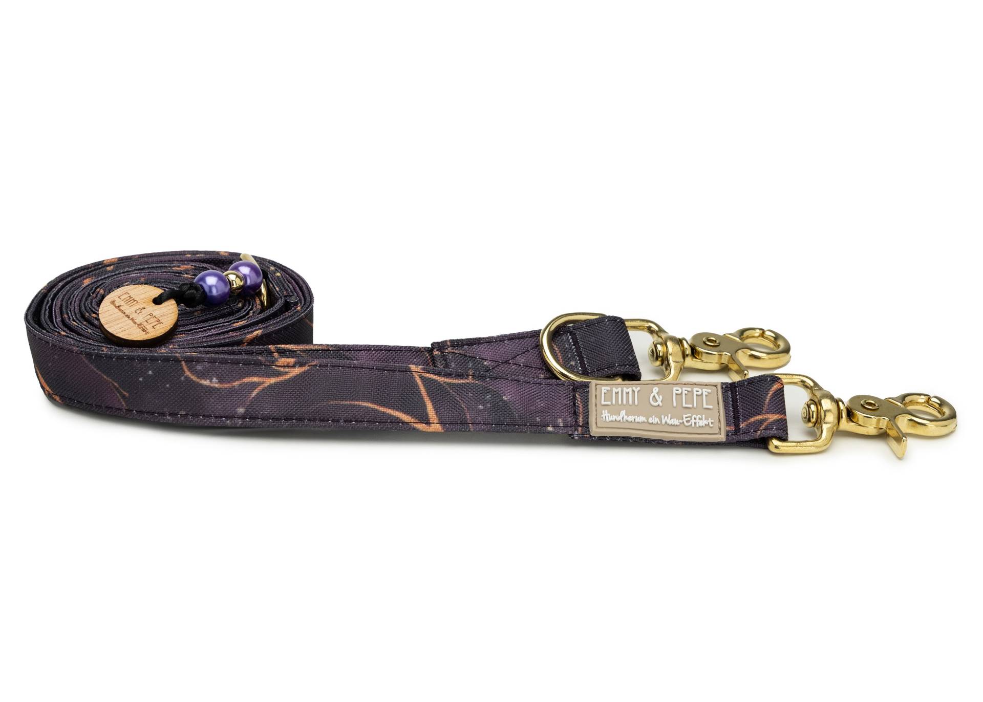 Hundeleine Golden Plum M Hundeleine Golden Plum M von EMMY&PEPE