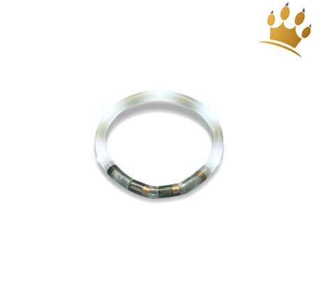 Hundeleuchtring Weiß