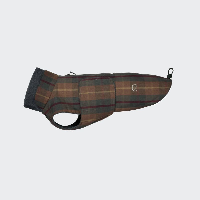 Hundemantel Brooklyn Dackel Waxed Tartan 6
