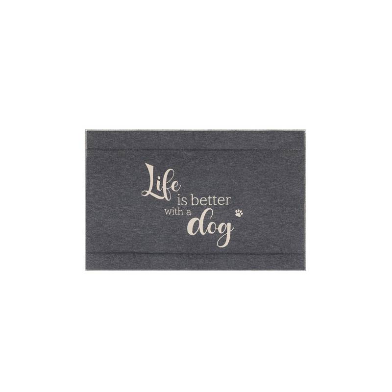 Hundematte Life is better