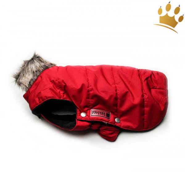 Hundeparka Saas-Fee Mops & Co. Rot Hundeparka Saas-Fee Mops & Co. Rot