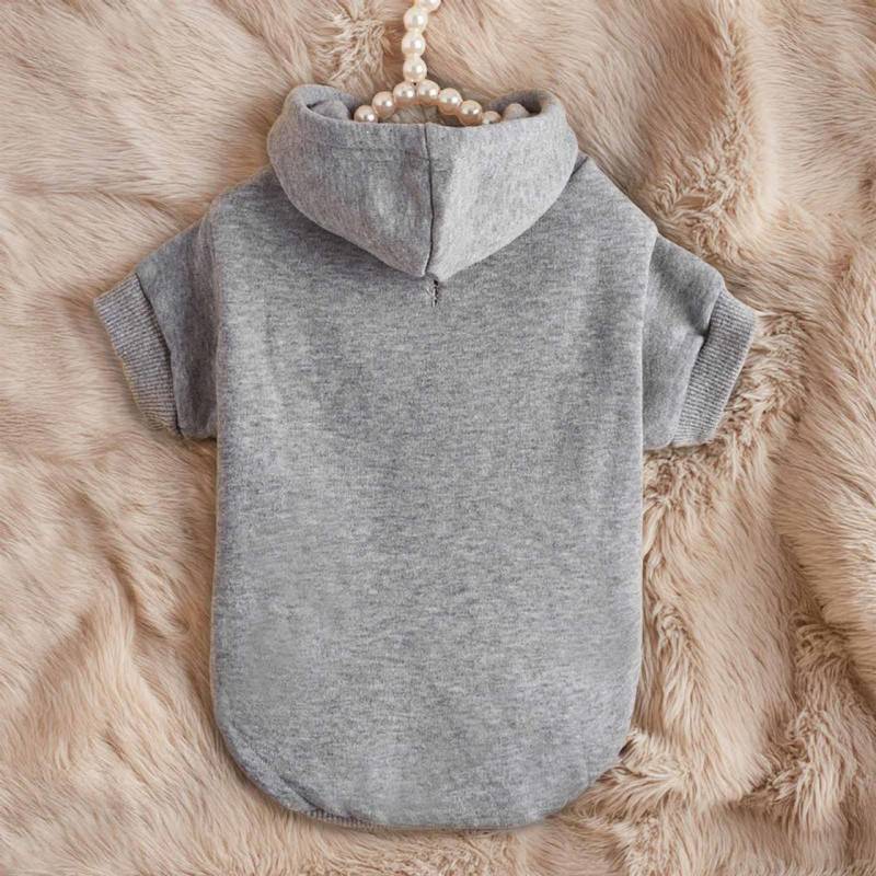 Hundepullover Hoodie f?r gro?e Hunde - XXL in grau