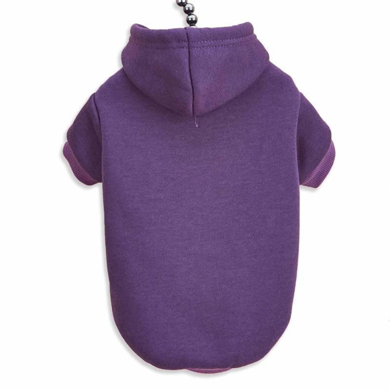 Hundepullover Hoodie f?r mittlere Hunde - M in lila