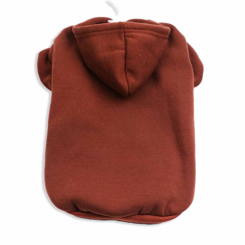 Hundepullover Hoodie mittelgro?e Hunde - L in braun