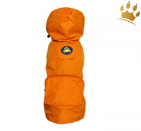 Hunderegenjacke Pocket Orange