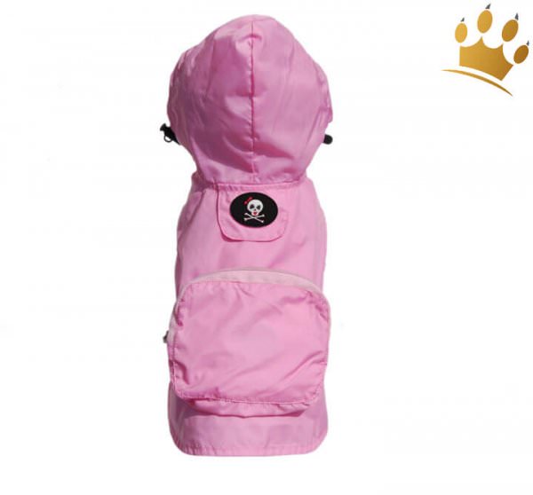 Hunderegenjacke Pocket Rosa