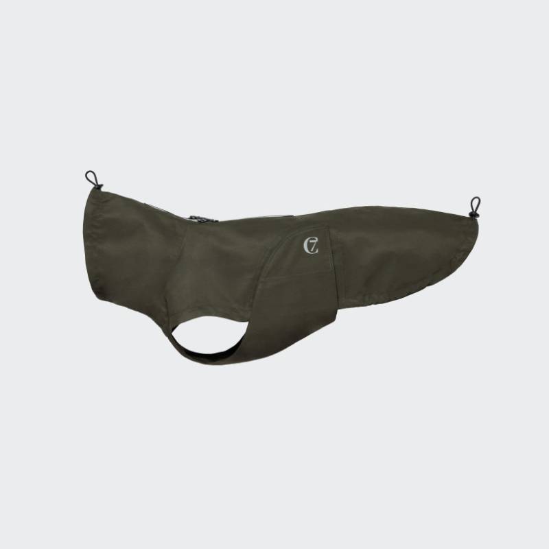 Hunderegenmantel Dublin Dark Olive Dackel 6