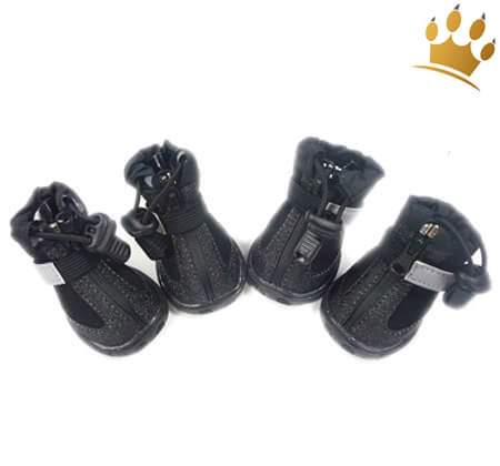 Hundeschuhe Allwetter Black