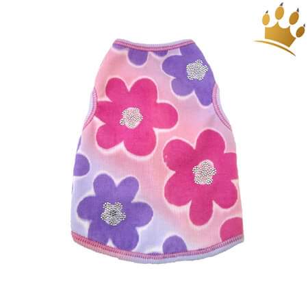 Hundeshirt Flower Power