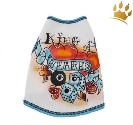 Hundeshirt King of Hearts