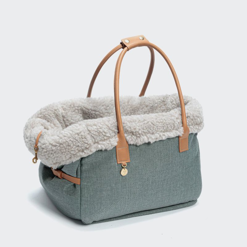 Hundetasche Como Petrol Grey S