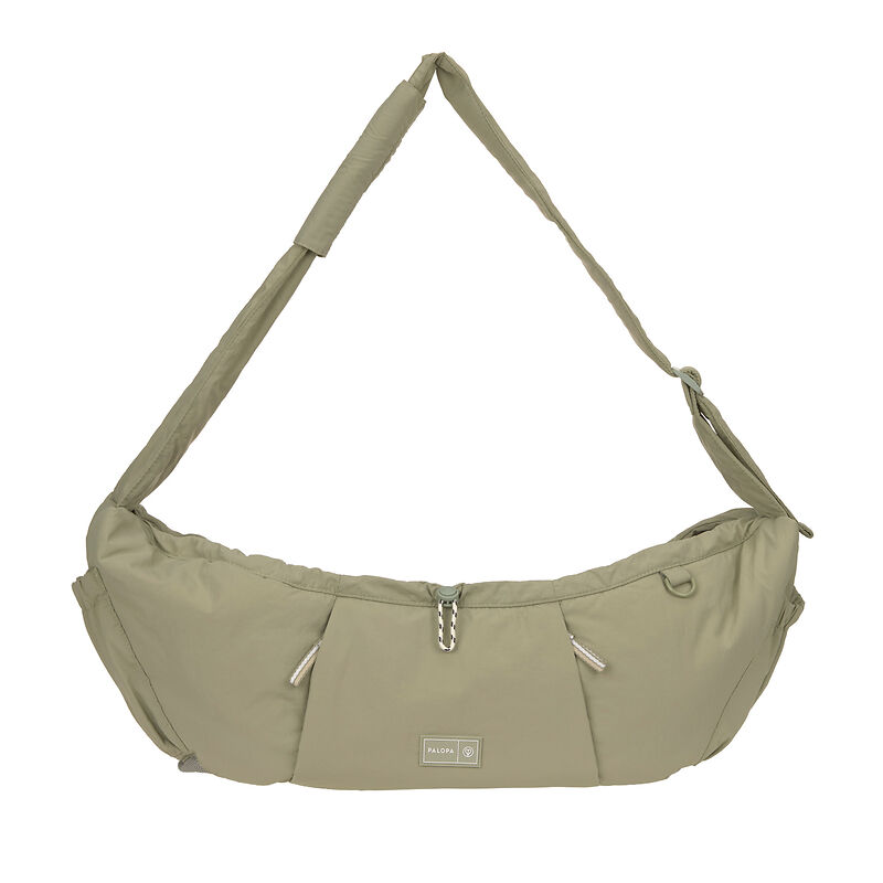 Hundetragetasche Bara Crinkled in Pale Olive