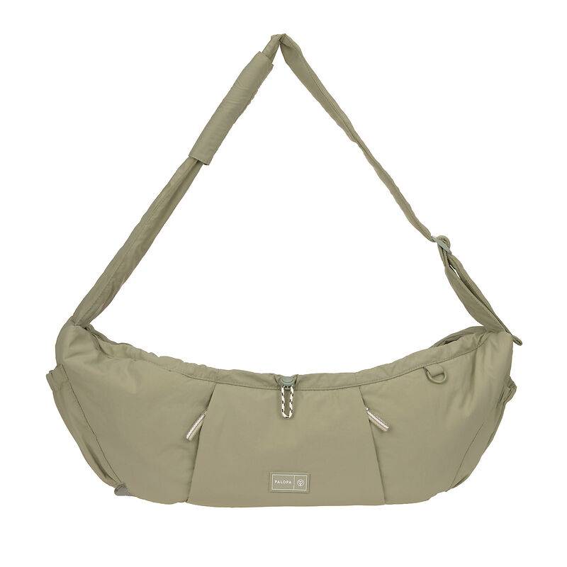 Hundetragetasche Bara Crinkled in Pale Olive
