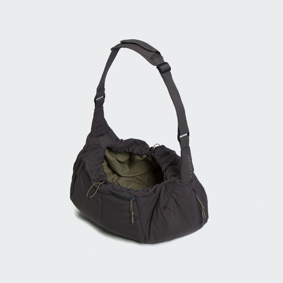 Hundeumhängetasche LTTL Puffer Dark Grey/Khaki Hundeumhängetasche LTTL Puffer Dark Grey/Khaki