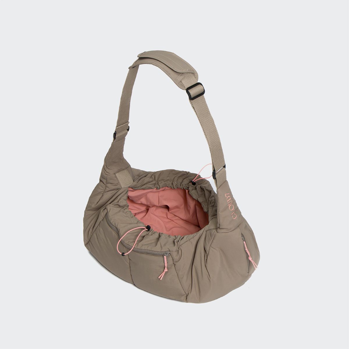 Hundeumhängetasche LTTL Puffer Khaki/Peach Hundeumhängetasche LTTL Puffer Khaki/Peach