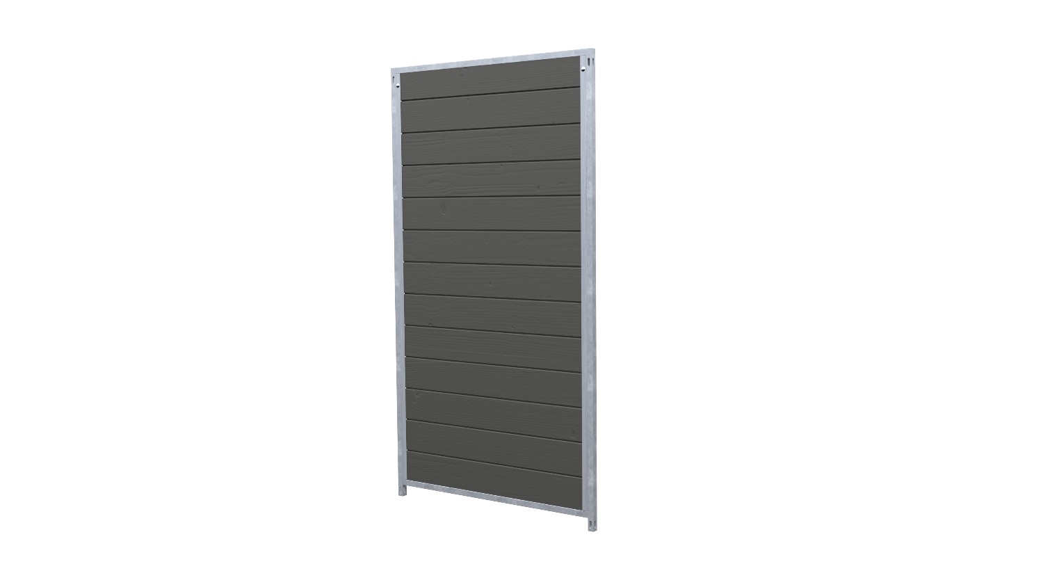 Hundezwinger Holzelement Sonderserie 1,84 x 1,0 m | Graphitgrau