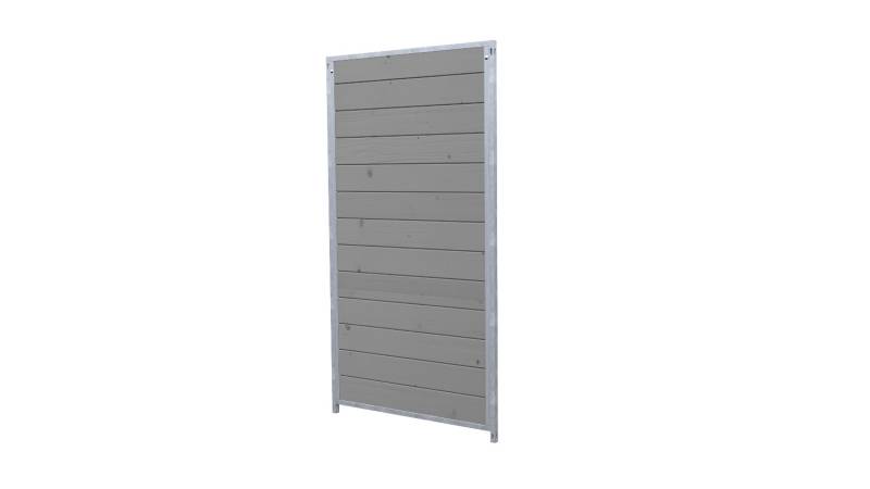 Hundezwinger Holzelement Sonderserie 1,84 x 1,0 m | Platingrau