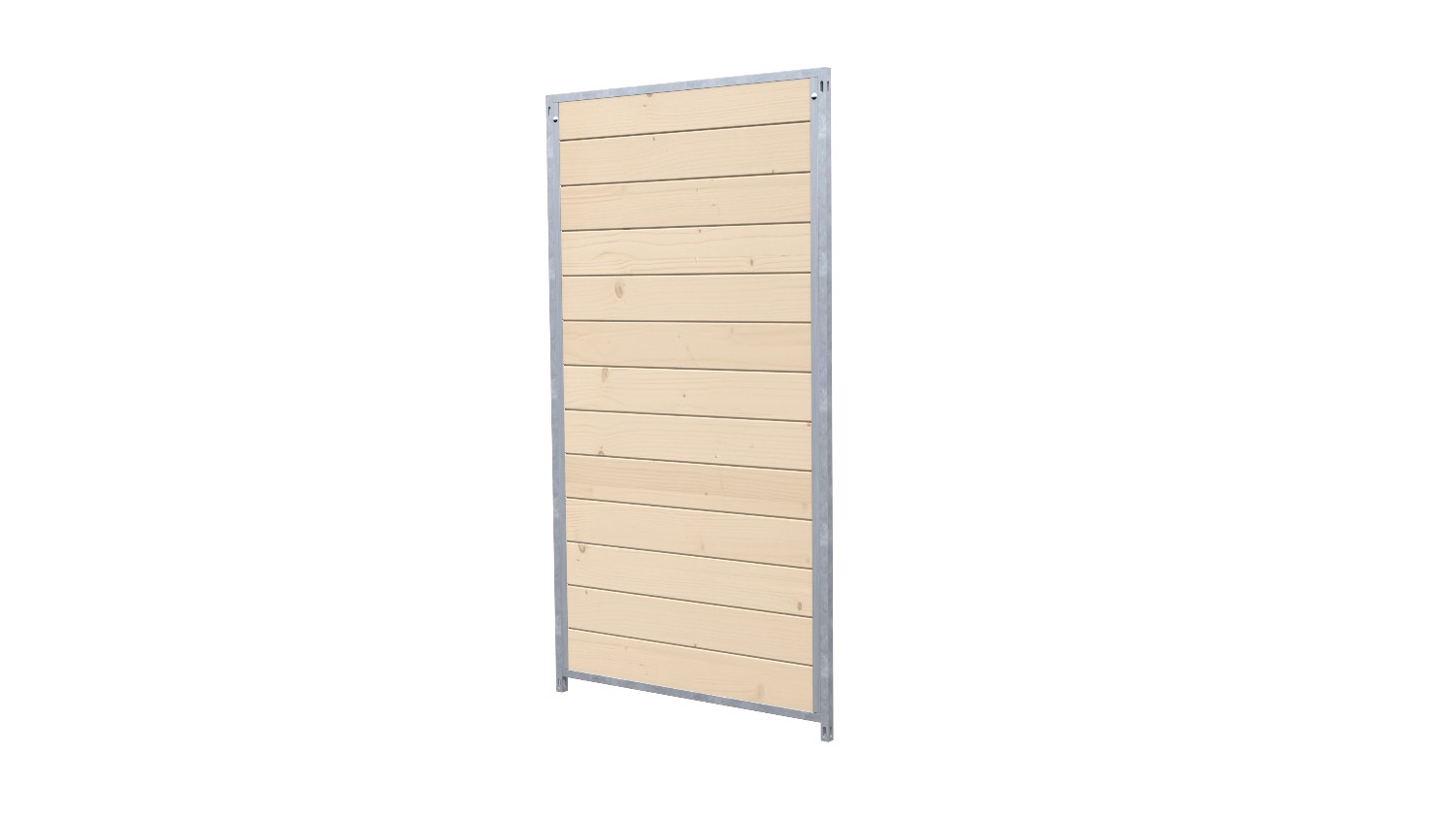 Hundezwinger Holzelement Sonderserie 1,84 x 1,0 m | naturbelassen