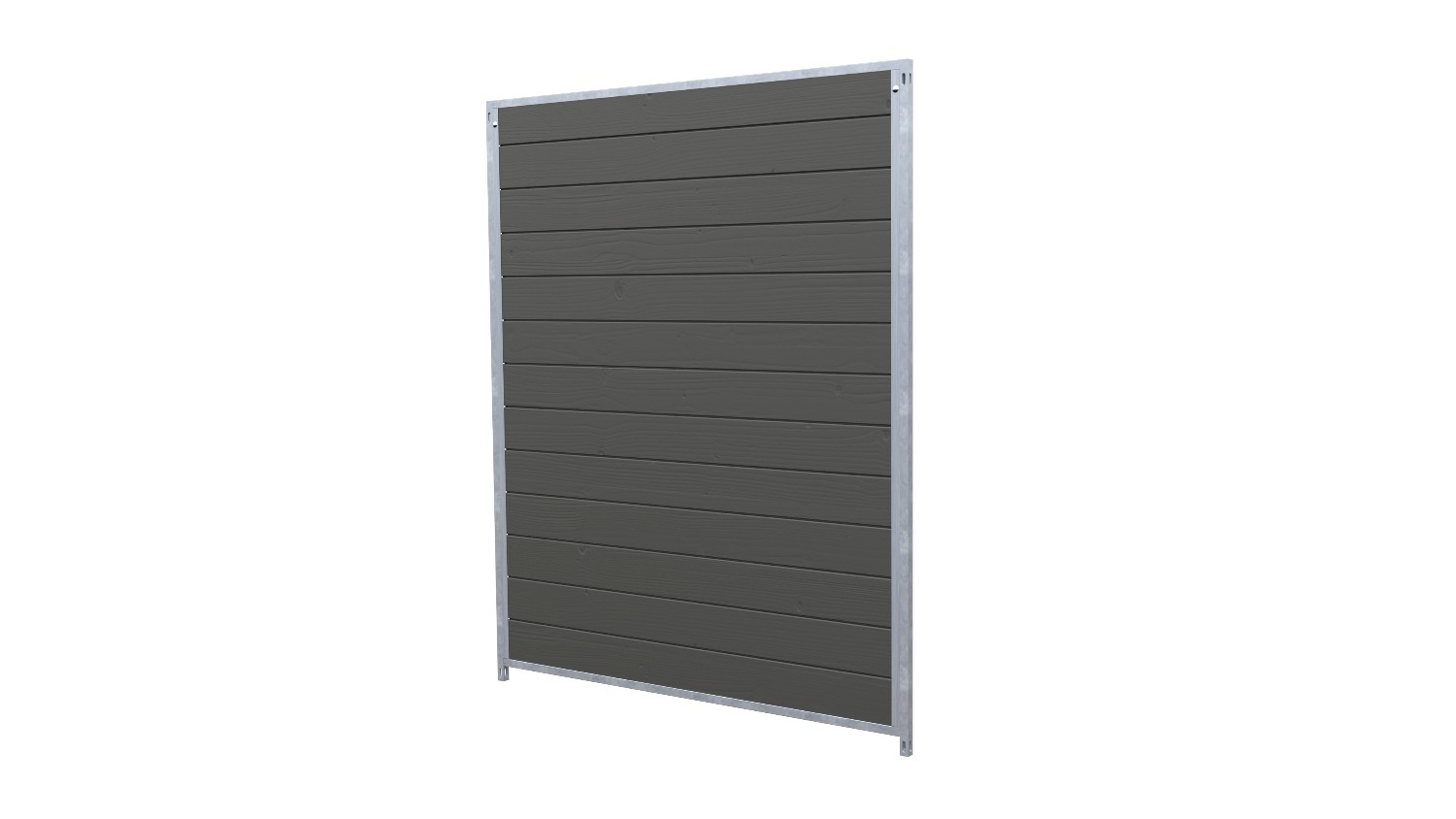 Hundezwinger Holzelement Sonderserie 1,84 x 1,5 m | Graphitgrau