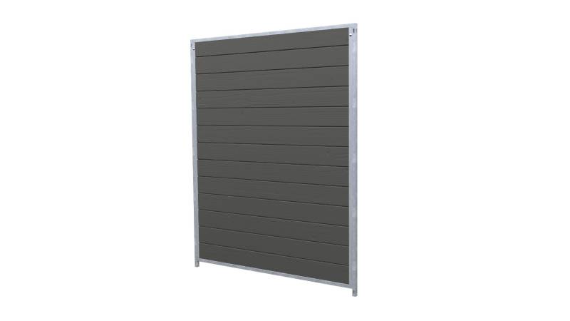Hundezwinger Holzelement Sonderserie 1,84 x 1,5 m | Graphitgrau