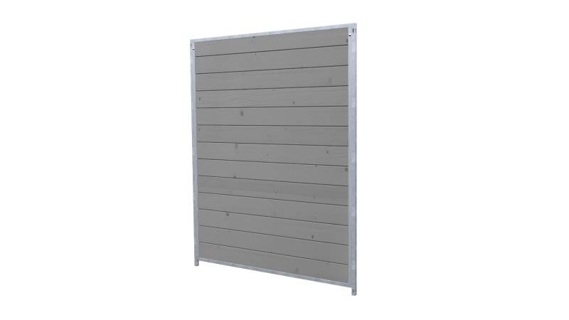 Hundezwinger Holzelement Sonderserie 1,84 x 1,5 m | Platingrau