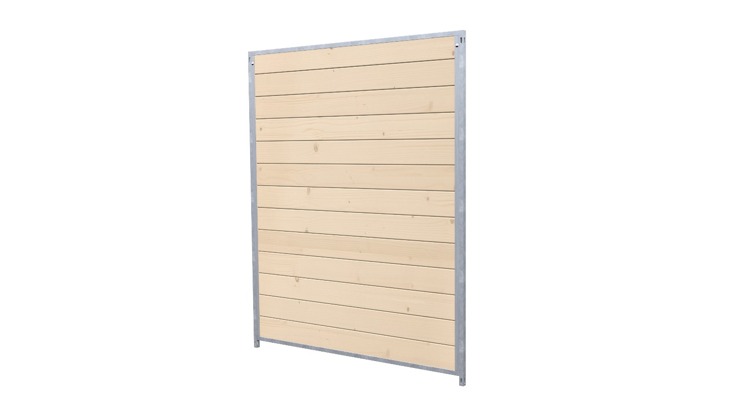 Hundezwinger Holzelement Sonderserie 1,84 x 1,5 m | naturbelassen