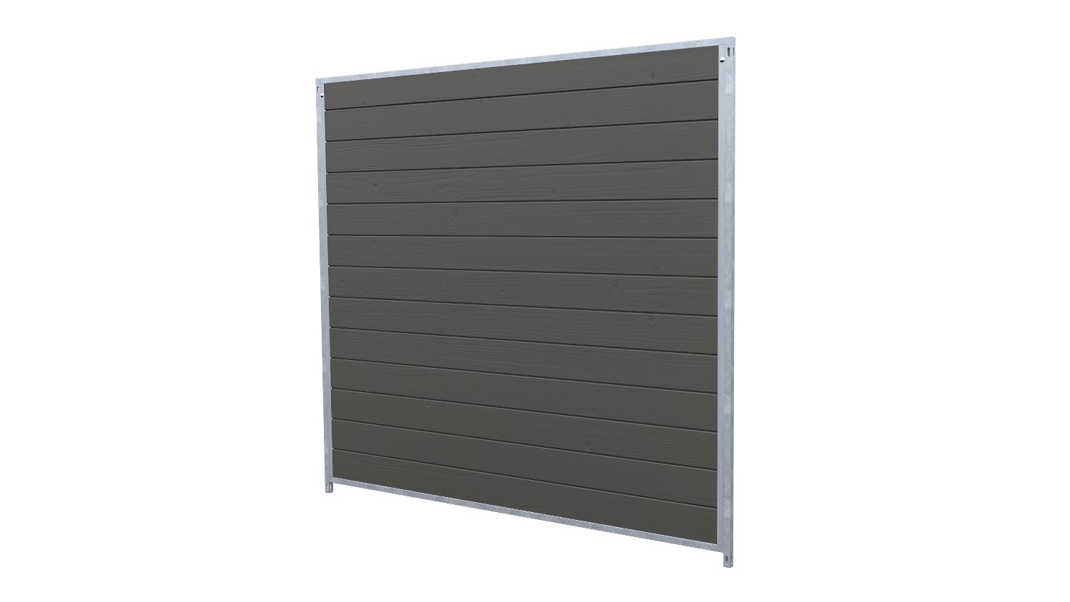 Hundezwinger Holzelement Sonderserie 1,84 x 2,0 m | Graphitgrau