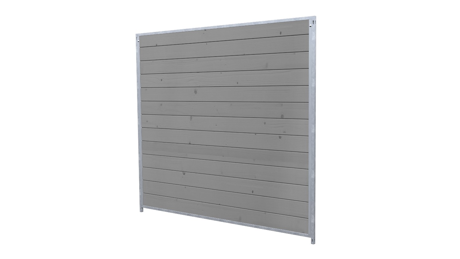 Hundezwinger Holzelement Sonderserie 1,84 x 2,0 m | Platingrau