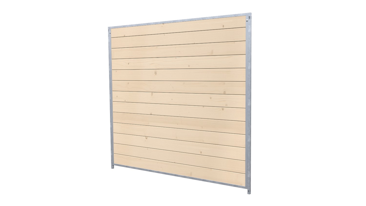 Hundezwinger Holzelement Sonderserie 1,84 x 2,0 m | naturbelassen