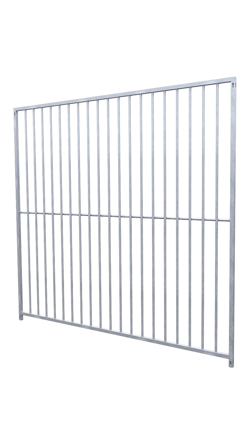 Hundezwinger Rohrstabelement Preisstar, 1,84 x 2,0 m | Rohrabstand 8 cm