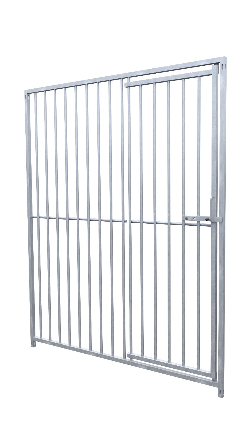 Hundezwinger Rohrstabelement Preisstar mit Tür, 1,84 x 1,5 m | Rohrabstand 8 cm