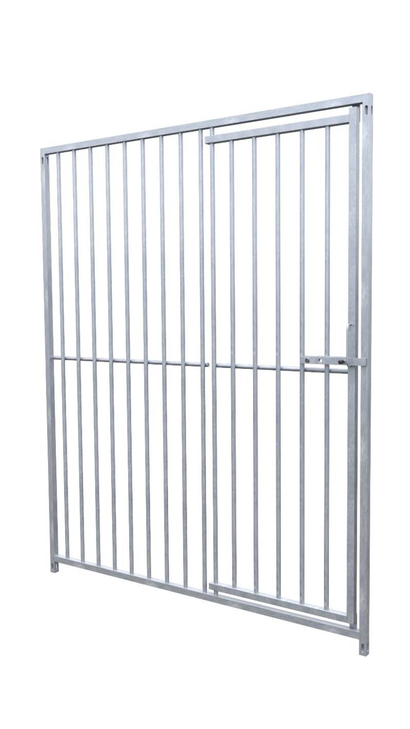 Hundezwinger Rohrstabelement Preisstar mit Tür, 1,84 x 1,5 m | Rohrabstand 8 cm