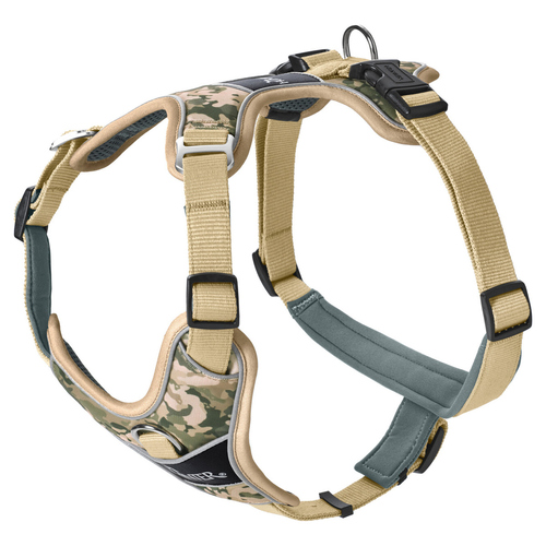 Hunter Geschirr Divo Camouflage beige, Größe: M / Breite: 2,0 cm Hunter Geschirr Divo Camouflage beige, Größe: M / Breite: 2,0 cm