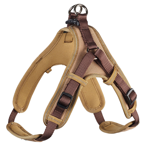 Hunter Geschirr Neopren Vario Quick braun/caramel, Größe: M / Breite: 1,5 cm