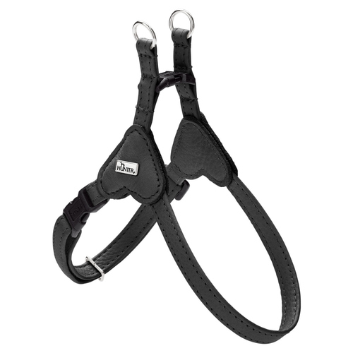 Hunter Geschirr Soho Mini schwarz, Größe: XXS-XS/2 / Breite: 0,9 cm