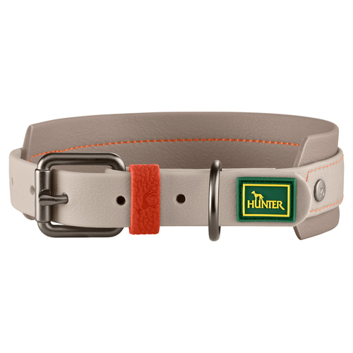 Hunter Halsband Havanna Mini greige, Größe: XS-S / 35 cm / Breite: 2,5 cm