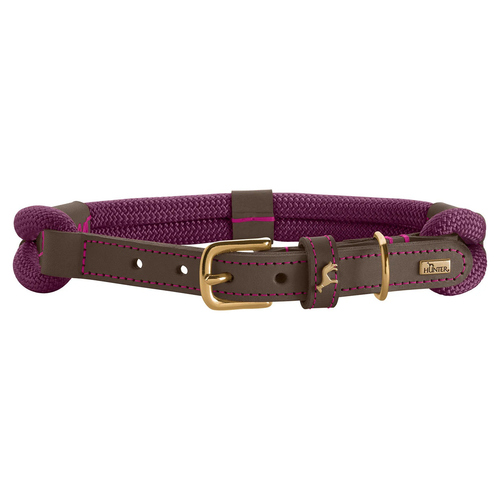 Hunter Halsband Malia brombeer/dunkelbraun