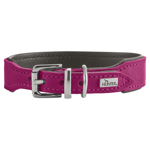 Hunter Halsband Malta magenta/schwarz, Größe: L (60)