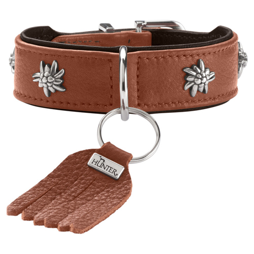 Hunter Halsband München cognac/schwarz, Größe: XS-S / 37 cm / Breite: 3,0 cm Hunter Halsband München cognac/schwarz, Größe: XS-S / 37 cm / Breite: 3,0 cm