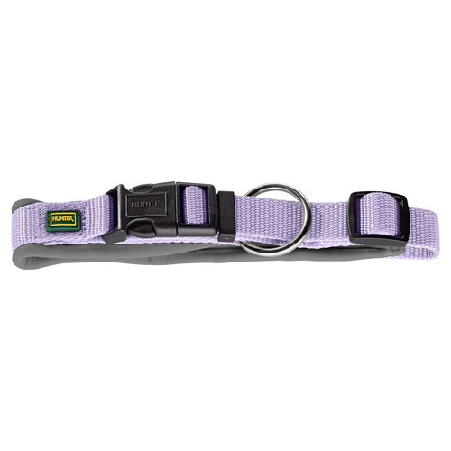 Hunter Halsband Neopren Vario Plus lavendel/grau, Größe: M-L / Breite: 2,0 cm