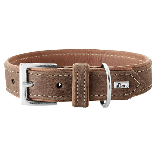 Hunter Halsband Porto tabak/cognac, Größe: 45 cm / Breite: 2,8 cm