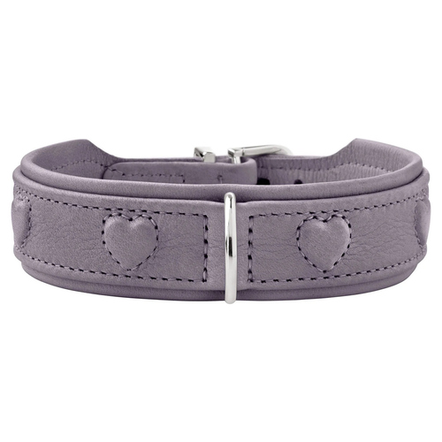 Hunter Halsband Soho X Love flieder-grau, Größe: S / Breite: 3,0 cm Hunter Halsband Soho X Love flieder-grau, Größe: S / Breite: 3,0 cm