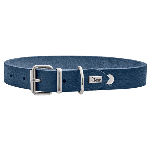 Hunter Halsband Valdivia dunkelblau, Größe: M / 52 cm / Breite: 2,0 cm