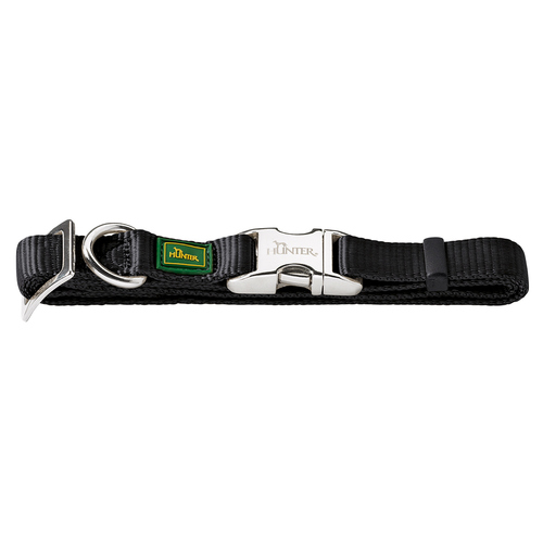 Hunter Halsband Vario-Basic ALU-Strong schwarz, Größe: L / Breite: 2,0 cm