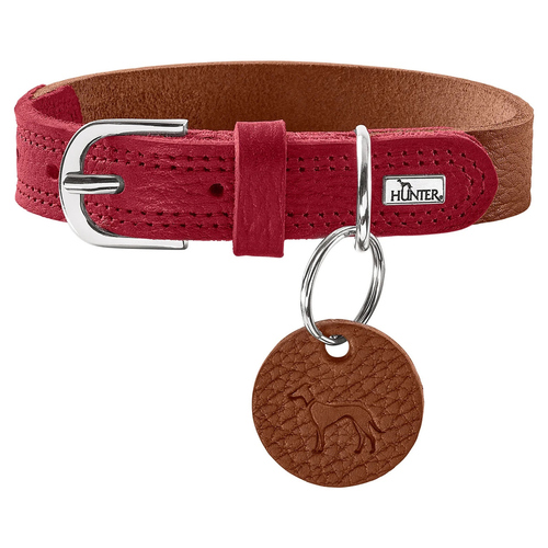 Hunter Halsband Varnby cognac/rot, Größe: L / 65 cm / Breite: 2,5 cm