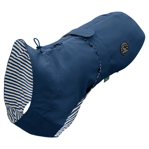Hunter Hunde-Regenmantel Milford V2 blau, Größe: 65 cm