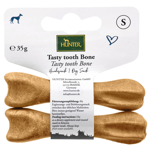 Hunter Hundesnack Tasty Tooth Bone, Größe: S