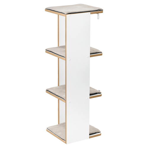 Hunter Kratzturm Tumba 4 Liegeflächen weiß/grau/grau